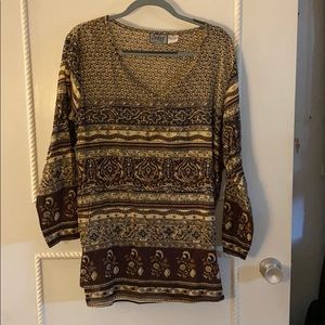 Boho hippie style top